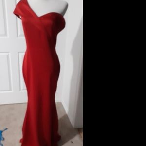 Red Ball Gown